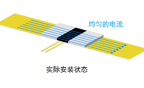 6端子電阻測量，以檢查靠近板安裝的分流電阻值
